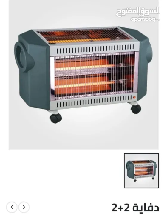 صوبة كهربائية 4 أعمده كوارتز من ميجا  متوفرة ماركة ميجا سيف لاين الاصلية تعمل بنظام توزيع الحرارة