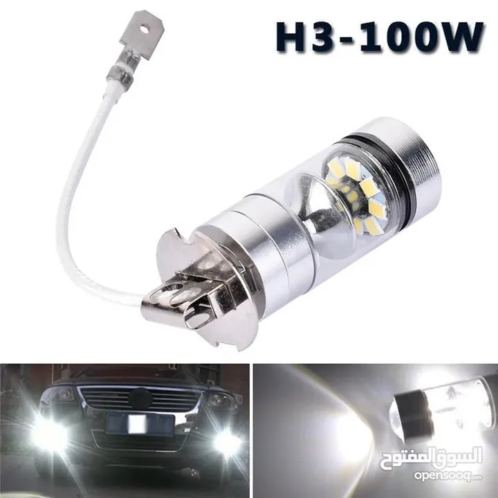 للبيع مصباح LED 100 W H3  للسيارات