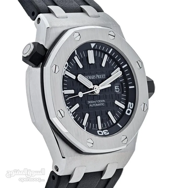 Audemars Piguet Royal Oak Offshore Diver 42mm Stainless Steel Case Iconic Black Dial Full set