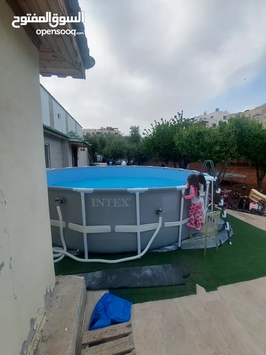 اكبر عرض وتحطيم للاسعار على مسبح انتكس INTEX SWIMMING Pool  بققطر 610سم وعمق رهيب 132سم