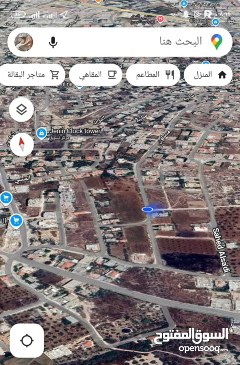 ارض للبيع في الجابريات جنين