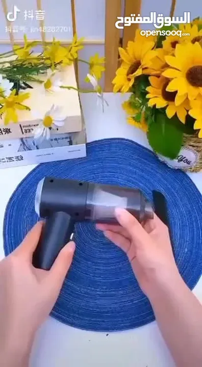 مكنسه شحن 3 في 1 مكنسة صغيره متنقله للسيارة او المنزل مكانس