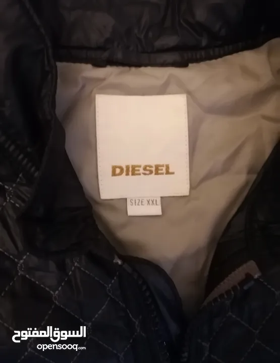 جاكيت DIESEL خفيف قياس XL.  XXL سويتشر PUAl& shark قياس xl. Xxl سعر القطعه 20