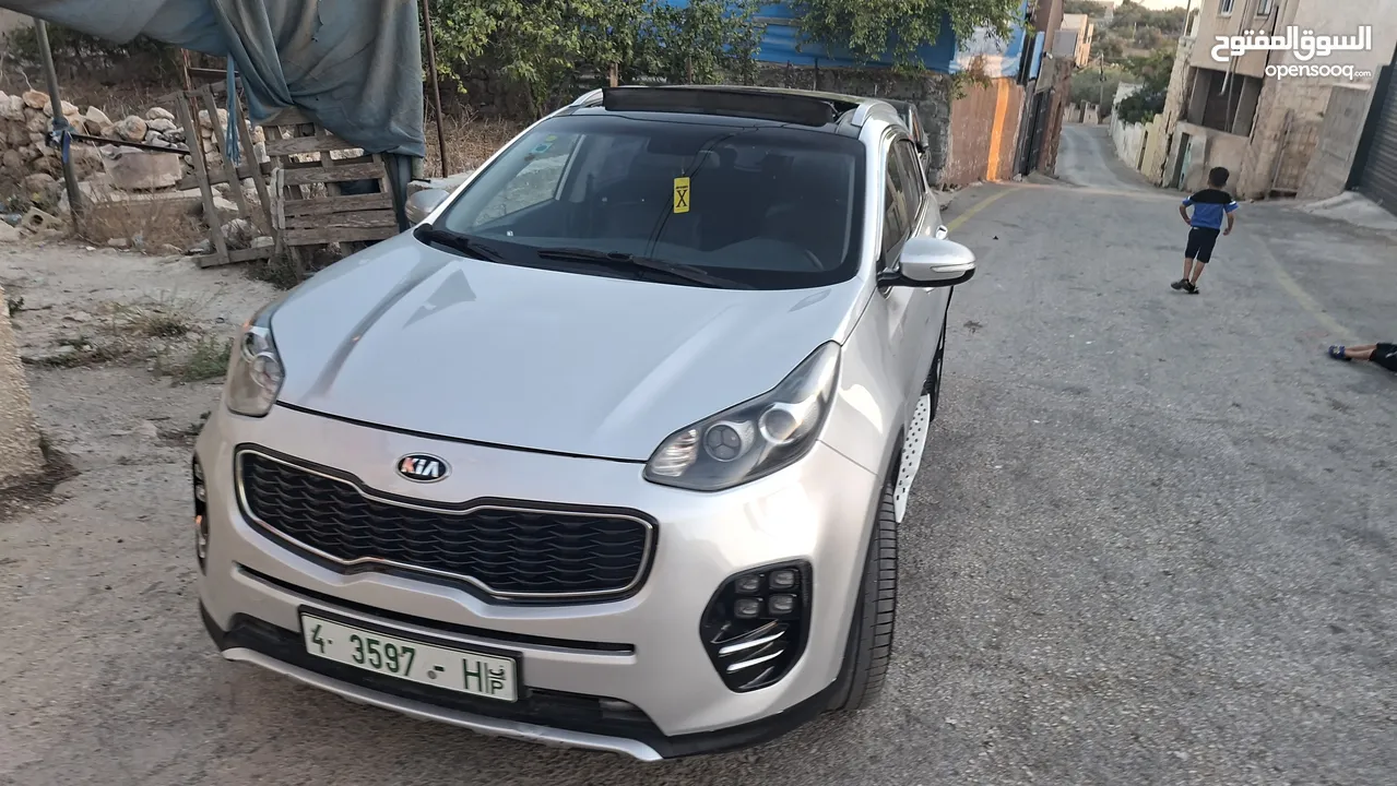 كيا سبورتج جتي لاين 2016فلل اضافات مع فتحة سقف بنوراما للبيع بسعر حررررق كاش نخب و ماتور 2000ديزل