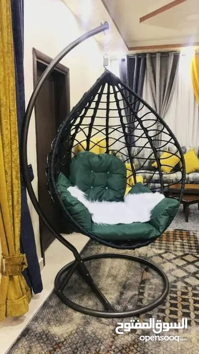 انتباه الاسعار ولا بالأحلام  مرجيحة هزاز عش البلبل سعرها_40_دينار_شامل _الفرش_ هدية