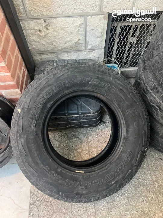 طقم كوشوك بريدجيستون A/T  265/70/16