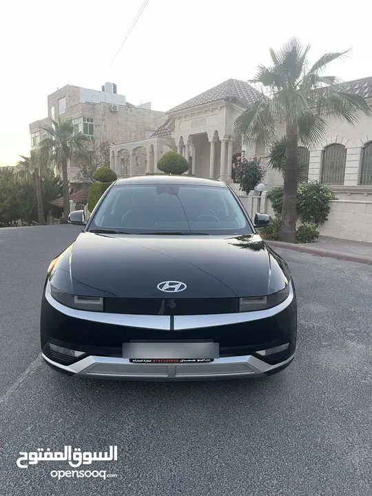 هيونداي ايونيك 5 2022 كهربا فحص كامل وارد كوريا  عداد قليل تقطع 500 بالشحنة البطارية  بحالة الوكالة