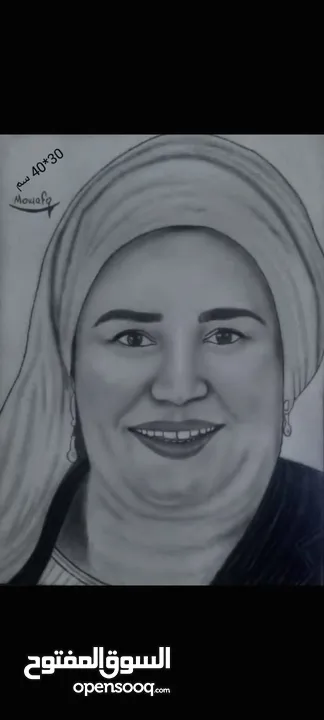 لوحات فنية رسم يدوي حسب الطلب