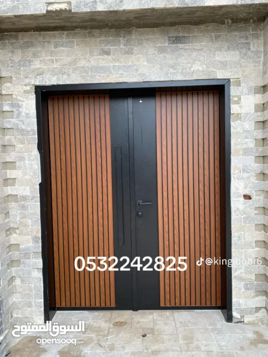 أبواب خشبية خارجية فخمة