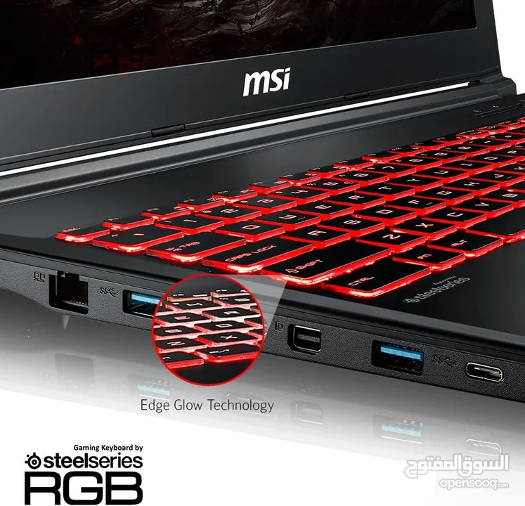 MSI Gaming   NVIDIA GeForce GTX1050 i7-7700HQ 32GB 512GB M.2 Level 15.6" Laptop  Windows 11