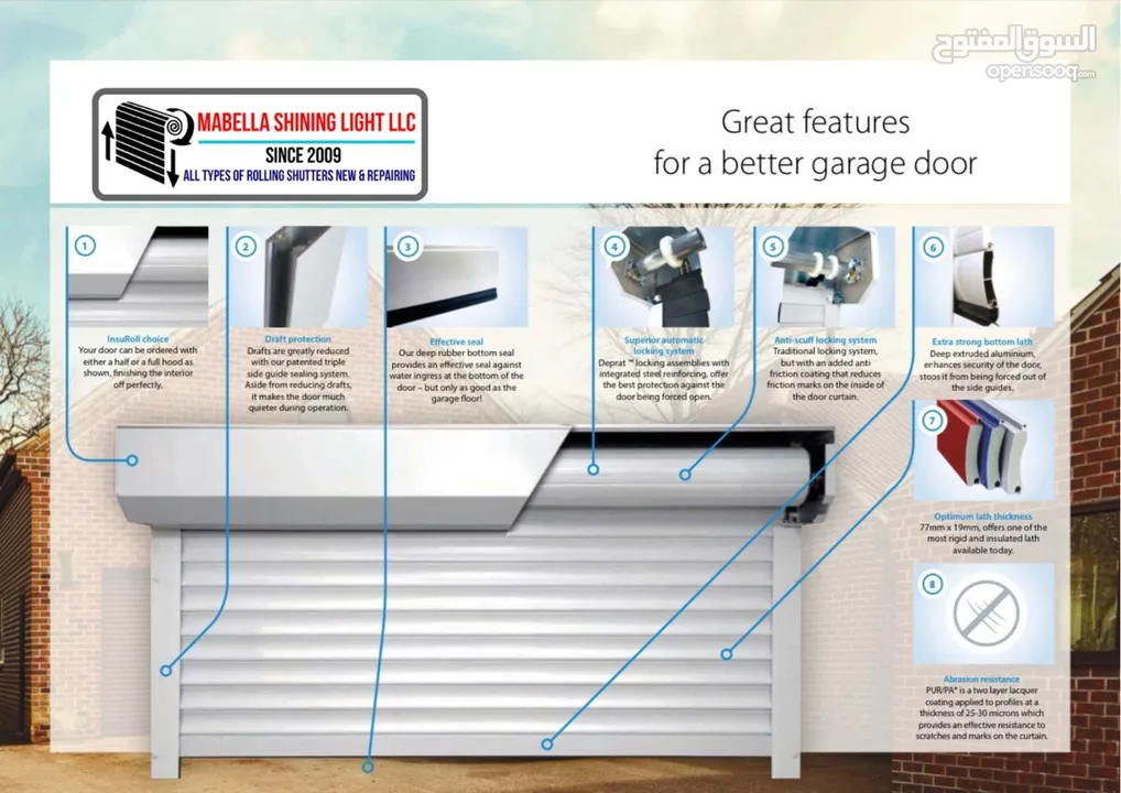 Rolling shutters supply and installation