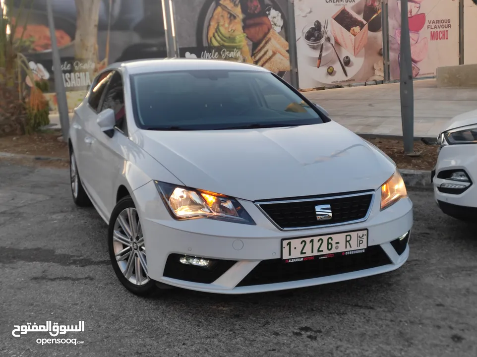 سيات ليون اكسلينس بالكرتونة محرك 1500تربو بنزين اتوماتيك 150حصان وعداد أصلي 75000كم فقططط