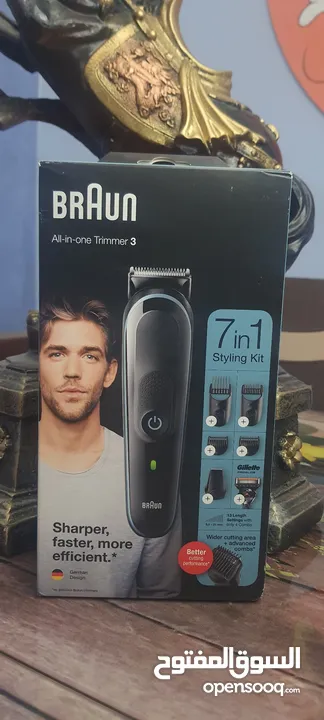 ماكنة حلاقة براون الاصليه Braun trimmer for Men 7-in-1