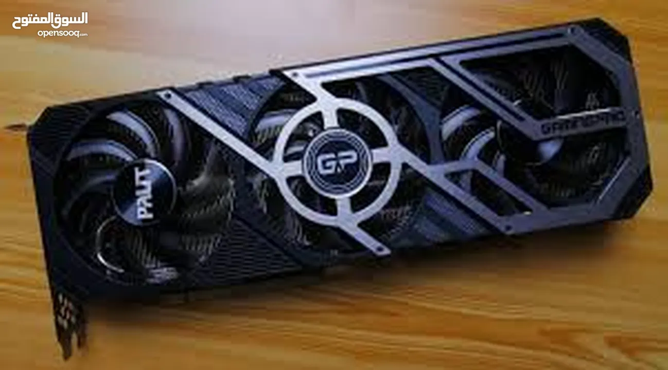 كرت شاشه مستعمل سنه ونص ثلث مراوح Rtx 3070 palit gamingpro (used) مسكر ومختوم عالفحص