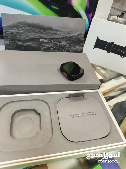 Apple Watch Ultra 2 Black Edition بطاريه 100% مشحونه مرتين
