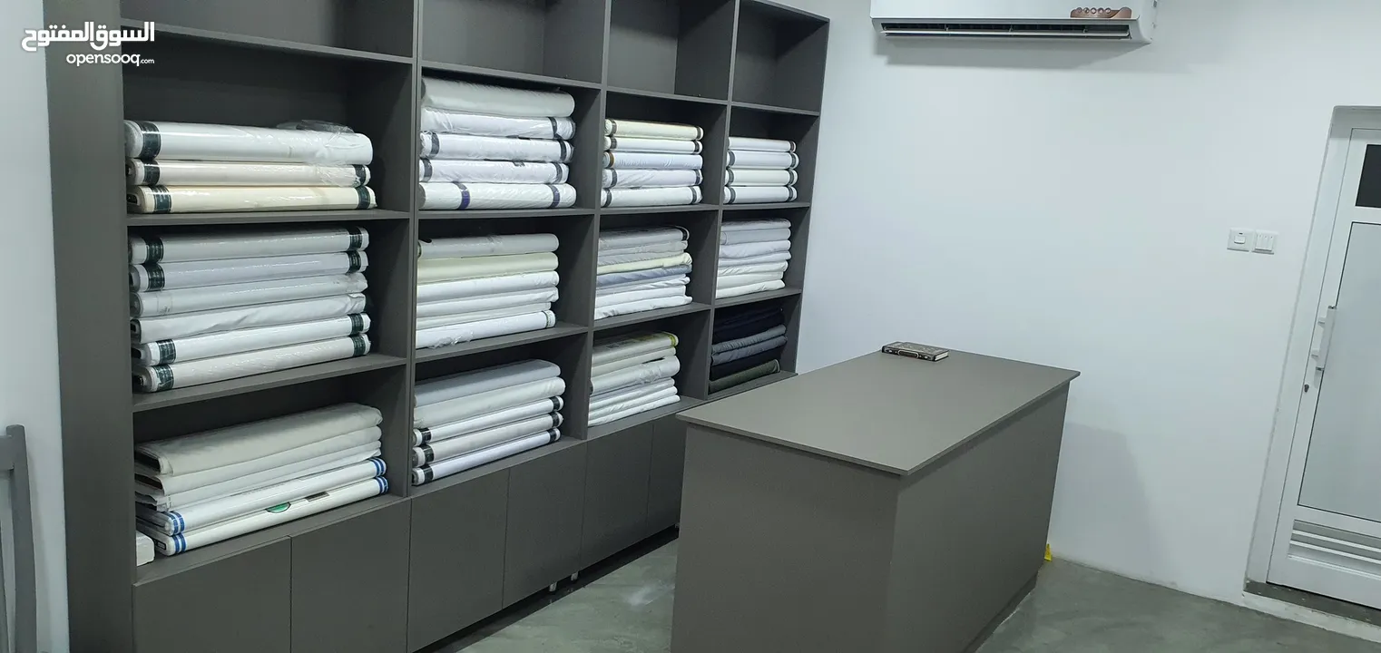 خامات لخياطة الثياب الرجالية (جديدة و مستخدمة)