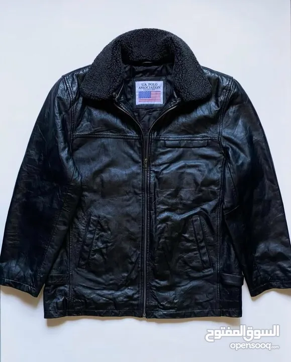 Polo leather jacket