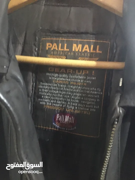 جاكيت جلد أصلي 100% PALL MALL