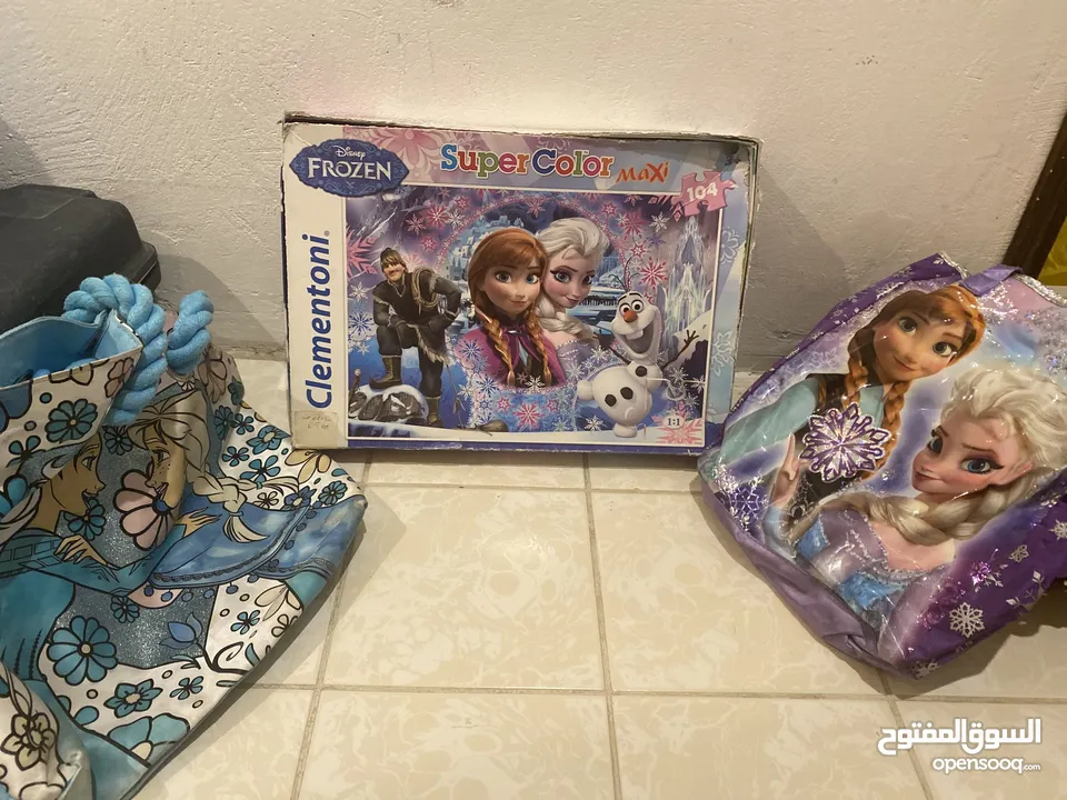 Bag and puzzle for frozen