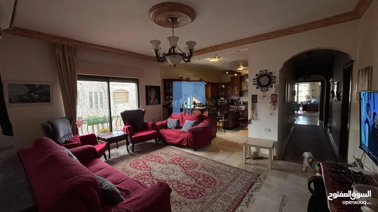 شقة فاخرة للبيع في أجمل مواقع خلدا - العوجانية  - قرب الهمشري طابق ثاني 250م تشطيب سوبر ديلوكس