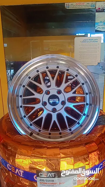 جنط BBS خمس براغي ابعيد