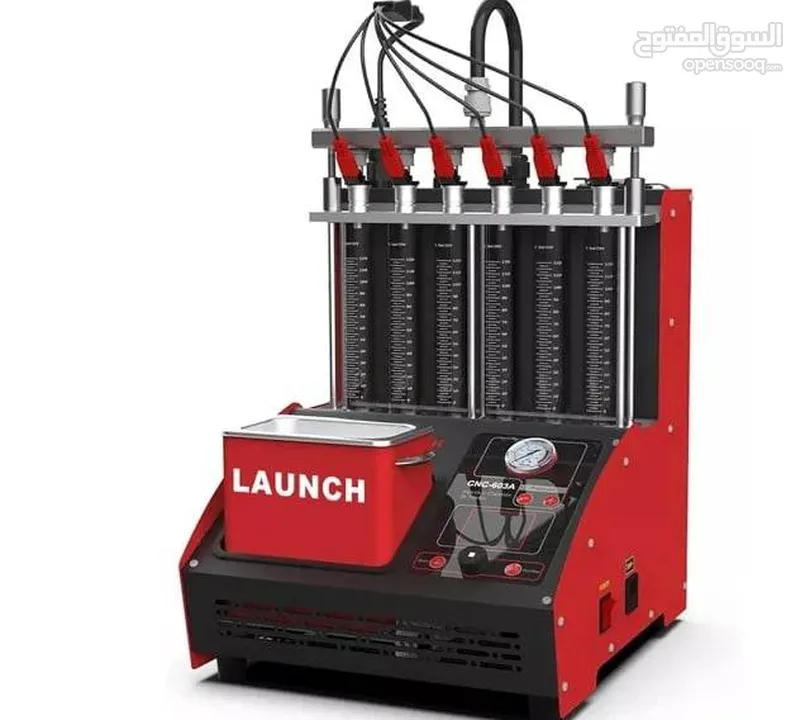 توفر لدينا ماكينة بخاخات LAUNCH_603A تقوم بتنظيف البخاخ بواسطه الموجات الفوق الصوتيه