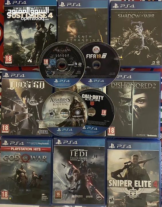 PS4 games for sale