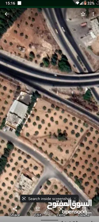 أرض للبيع في بلعاس503م بجوار الفلل والطبيعة الخضراء منتظمة الشكل مستوية