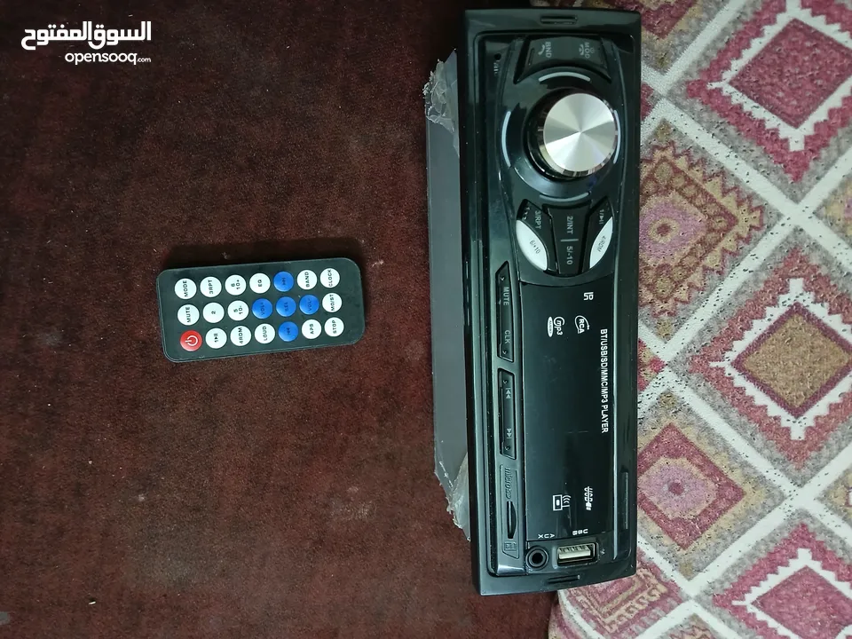 مسجل سيارة كان راكب على كيا بيكانتو موديل  2007 مستعمل نظيف جدا مع ريموت