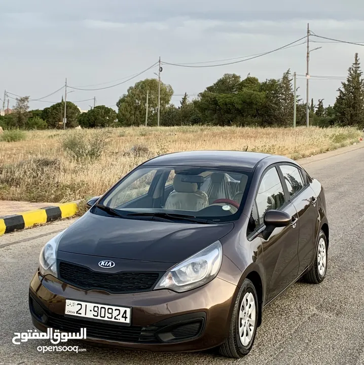 كيا ريو 2014 فحص كامل بحالة الوكالة