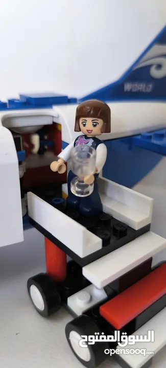 LEGO toy " Plane with workers and cars"