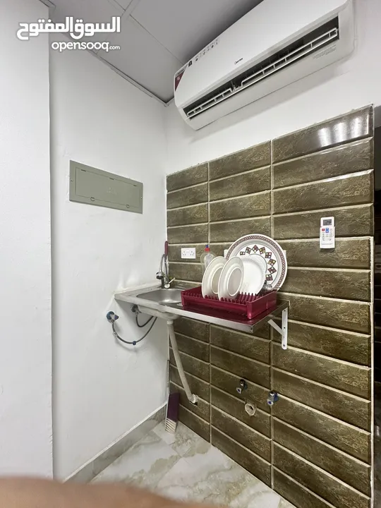 Salalah Al Saadah Twin Studio flat for low price daily Rent in commercial area
