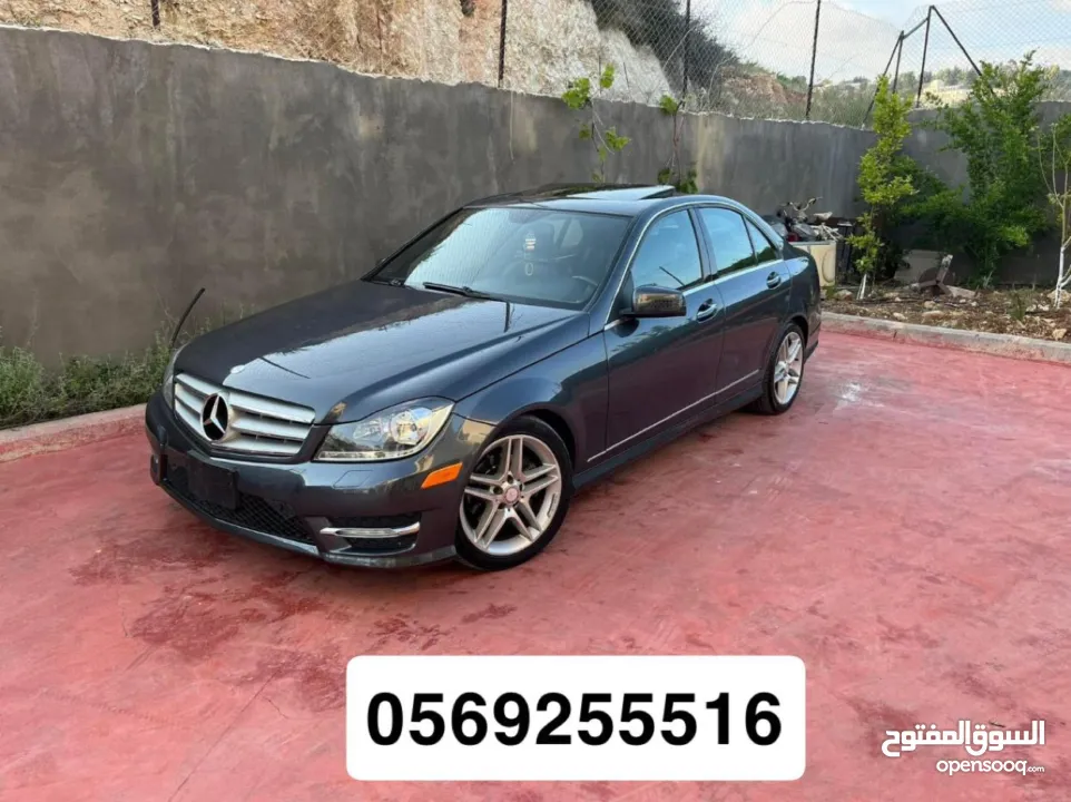 مرسيدس AMG c250 موديل 2013 فل الفل إضافات في حالة الوكالة