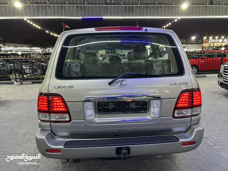 LX470 خليجي فل اوبشن محول 2007