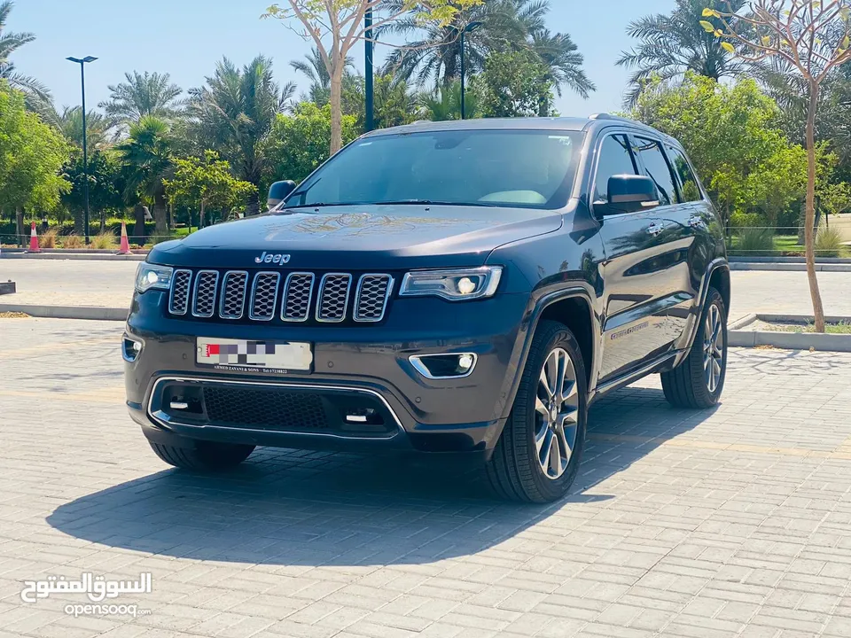 Jeep Grand Cherokee OVERLAND 2017 Model Bahrain Agent Mint Condition SUV for Sale