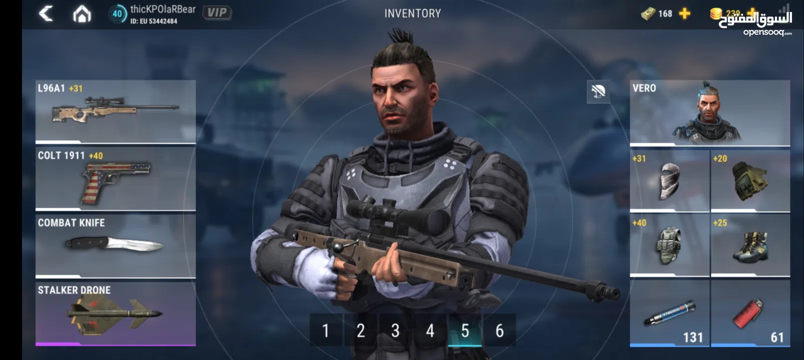 حساب لعبة Modren strike online