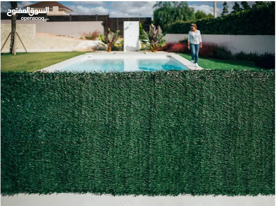 واجهة عشب صناعي artificial grass facade