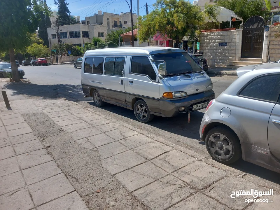 باص هونداي موديل 97 فحص 2 جيد ماتور جير  فحص اربع فردات كوشوك نظاف ماتور 27 بيئه رقم كاش او اقساط