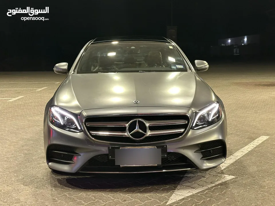 مرسيدس E300 مديل 2018 بنوراما فول ابشن بدون حوادث بدون غرق صبغ لوكاله AMG اصل جاهز مسرفس