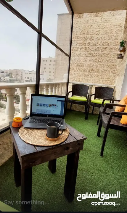 شقة للبيع مع اطلالة دائمة بسعر مميز