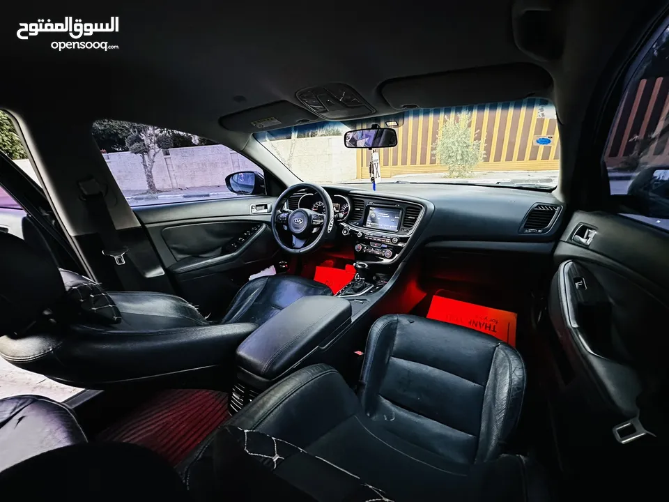 كيا اوبتماااا k5 الفخامة بمعنى الكلمة سيارة تحفة يد ثانية عداد 130 الف بالكراتين الله يبارك لحق حالك