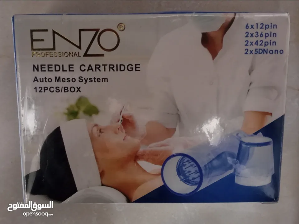 بكج ابر ديرما بن اينزو ENZO  Derma Pen Needles البكج مكون من 12 راس