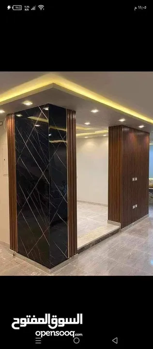 بديل الحجر وبديل الرخام وبديل الخشب والفاير بليس ورق جدران والشيبورد باركيه