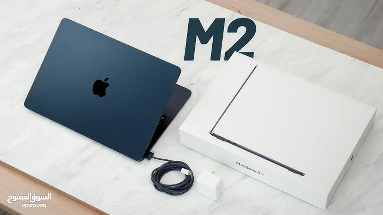 MacBook Air M2 13.6”  8GB / 256GB  جهاز Active فقط مع الكرتونة