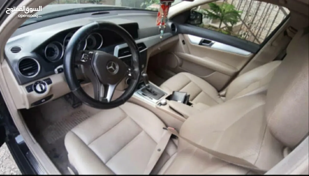 مرسيدس c200 2013 فل اضافت دهان شركه