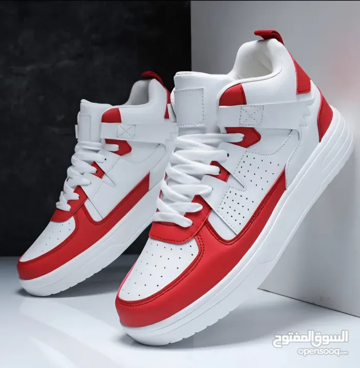 Sports shoes (red and white) BRAND NEW with free delivery
