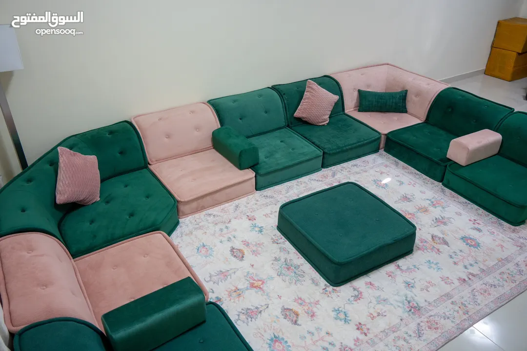 Mah Jong style Majlis Sofa