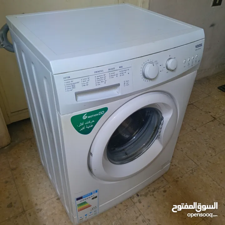غسالة فيستيل 7كيلو بحالة ممتازة شغالة مية بالمية