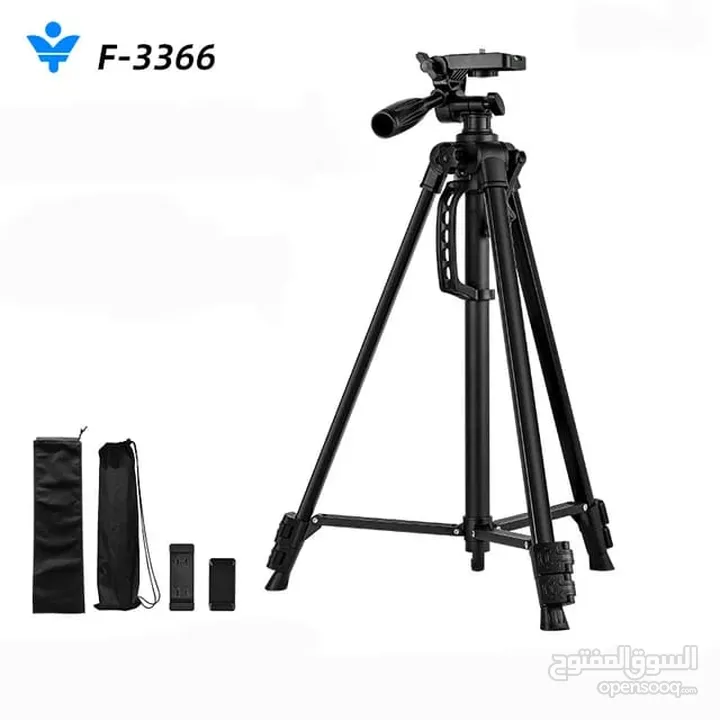 ترايبود كاميرا و موبايل 3366 TRIPOD   بارتفاع 140 سم
