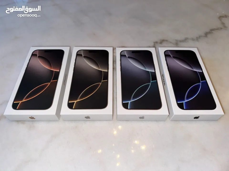 IPhone 16 pro max 256GB جديد كفالة شرق  أوسط